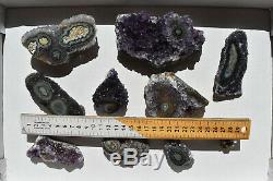 WHOLESALE Polished Amethyst Stalactite 10 pieces 1.2 kg # 4186