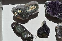 WHOLESALE Polished Amethyst Stalactite 10 pieces 1.2 kg # 4186