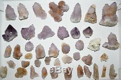 WHOLESALE Spirit Quartz Parcel from South Africa 43 pieces 1.5 kg # 4099