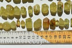 WHOLESALE Yellow Apatite Crystals from Mexico 69 pieces 450 grams # 4264