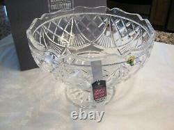 Water Ford Crystal Center Piece Crystal Bowl New, NOS, Heritage Collection