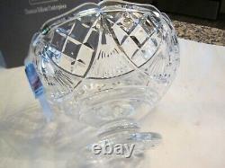 Water Ford Crystal Center Piece Crystal Bowl New, NOS, Heritage Collection