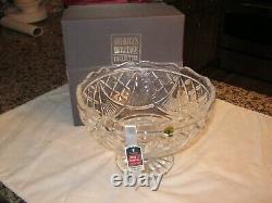 Water Ford Crystal Center Piece Crystal Bowl New, NOS, Heritage Collection