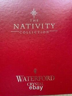 Waterford Contemporary Nativity 3 Piece Crystal Set, New in box & Sleeve IRELAND