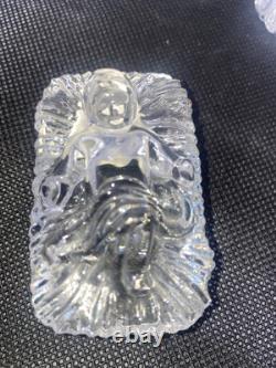 Waterford Crystal 6 Piece Nativity Collection Jesus, Mary, Joseph & 3 Birds Set
