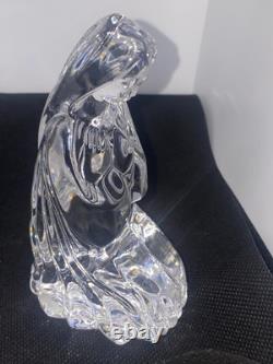 Waterford Crystal 6 Piece Nativity Collection Jesus, Mary, Joseph & 3 Birds Set