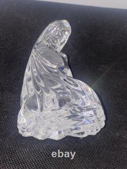 Waterford Crystal 6 Piece Nativity Collection Jesus, Mary, Joseph & 3 Birds Set