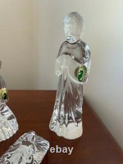 Waterford Crystal Christmas Holy Family 3 Piece Set Nib