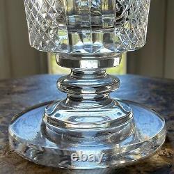 Waterford Crystal HIBERNIA Footed 8 1/2 VASE Period Piece Master Cutter