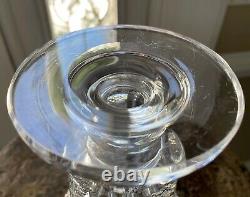 Waterford Crystal HIBERNIA Footed 8 1/2 VASE Period Piece Master Cutter