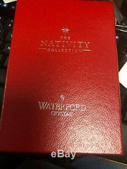 Waterford Crystal Nativity Collection Sheep 2 Piece Set in Box, MINT IN BOX