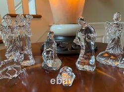 Waterford Crystal Nativity Set, 9 Pieces, Bought in Ireland