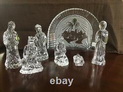 Waterford Crystal Nativity Set from The Nativity Collection 7 Piece Set