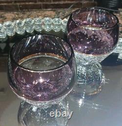 Waterford Elysian Amethyst Set Containing 2 GLASSES