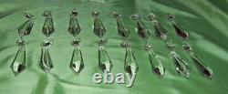 Waterford Ireland Crystal Large Candelabra Double Arm Needs 3 Small Pieces