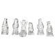 Waterford (marquis) 7-piece Crystal Miniature Nativity Set, Signed