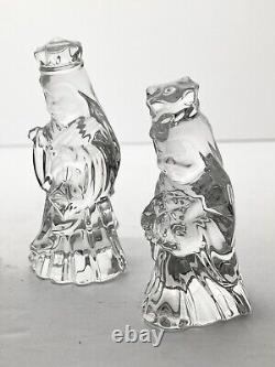 Waterford (Marquis) 7-Piece Crystal Miniature Nativity Set, Signed