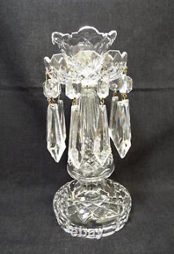 Waterford PRESTIGE COLLECTION Candle Holder Prisms & Bobeche 2 Available PERFECT