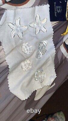 White Clear Quartz Shaped And Polished All Natural 7 Pieces