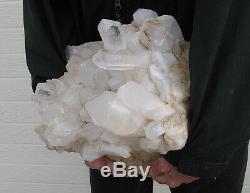 White Quartz Natural Crystal Points Display Specimen Large Piece 55 Lbs 14