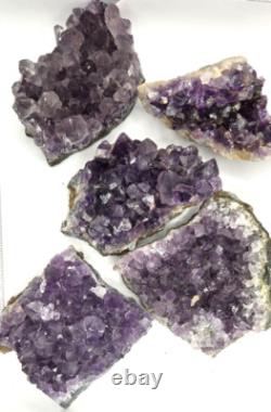 Wholesale 20 Pc Purple Amethyst Druzy Geode Specimen Rocks bulk gemstones