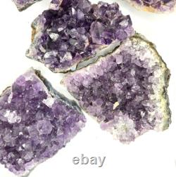 Wholesale 20 Pc Purple Amethyst Druzy Geode Specimen Rocks bulk gemstones