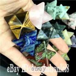 Wholesale Elixir Merkaba Star crystal quartz reiki point healing 100pieces