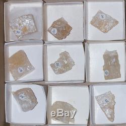 Wholesale Flat 14pieces Gemmy PETALITE Crystal Sections Afghanistan@$8 for sale