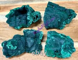 Wholesale Lot 4pcs Natural Malachite Specimens Crystal Raw Healing Energy