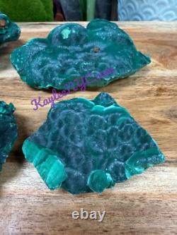 Wholesale Lot 4pcs Natural Malachite Specimens Crystal Raw Healing Energy