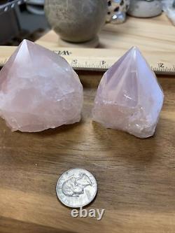Wholesale Lot 7 Pieces Rose Moonstone Amethyst Smokey Crystals Gemstones Bulk