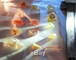 Wholesale Lot, Color Change Diaspore Crystals, 14 Pieces 108 Crt, 100% Natural