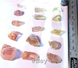 Wholesale Lot, Color Change Diaspore Crystals, 15 Pieces 180 Crt, 100% Natural