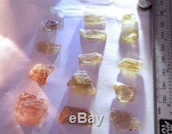 Wholesale Lot, Color Change Diaspore Crystals, 15 Pieces 180 Crt, 100% Natural