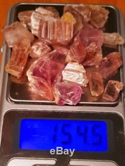 Wholesale Lot, Color Change Diaspore Crystals, 20 Pieces 155 Crt, 100% Natural