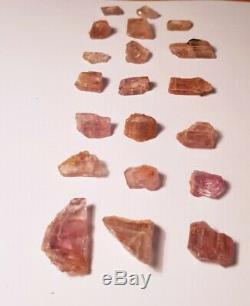 Wholesale Lot, Color Change Diaspore Crystals, 20 Pieces 155 Crt, 100% Natural