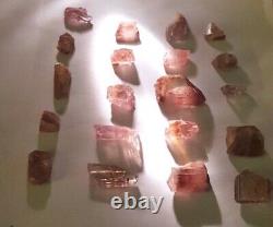 Wholesale Lot, Color Change Diaspore Crystals, 20 Pieces 163 Crt, 100% Natural