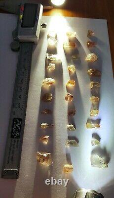 Wholesale Lot, Color Change Diaspore Crystals, 36 Pieces 148 Crt, 100% Natural