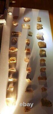 Wholesale Lot, Color Change Diaspore Crystals, 36 Pieces 148 Crt, 100% Natural