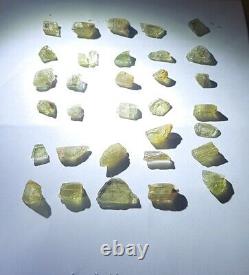 Wholesale Lot, Color Change Diaspore Crystals, 37 Pieces 187 Crt, 100% Natural