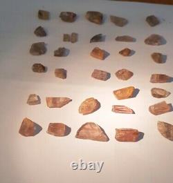 Wholesale Lot, Color Change Diaspore Crystals, 37 Pieces 187 Crt, 100% Natural