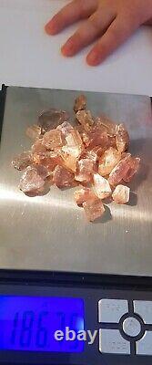 Wholesale Lot, Color Change Diaspore Crystals, 37 Pieces 187 Crt, 100% Natural