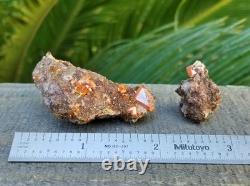 Wholesale Wulfenite Lot 26 Pieces, Red Cloud Mine Arizona Minerals Crystals Gems