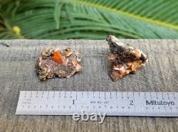 Wholesale Wulfenite Lot 26 Pieces, Red Cloud Mine Arizona Minerals Crystals Gems