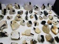 Wholesale small sized staknala tourmaline specimens lot 64 pieces 850 grams