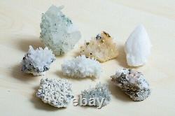 Wow! Quartz Crystals Specimens And More Lot Of 8 Pieces From Bulgaria