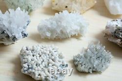 Wow! Quartz Crystals Specimens And More Lot Of 8 Pieces From Bulgaria