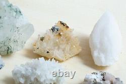 Wow! Quartz Crystals Specimens And More Lot Of 8 Pieces From Bulgaria