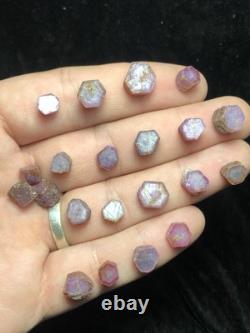 100 CRT (20 Gram) 21 Pièce / Beau Cristal de Rubis Naturel Terminé