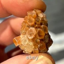 100 pièces de lots de cristaux d'aragonite rouge de 1 pouce